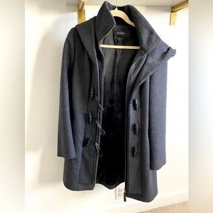 Mackage Steffy Gray Wool Coat with Toggle Closures